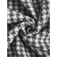 Women's Houndstooth Print Turn Down Collar Pocket Design Boyfriend Shacket Winter Woolen Shirt Women's Houndstooth Print Turn Down Collar Pocket Design Boyfriend Shacket Winter Woolen Shirt