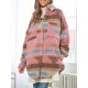 Women's Daily Ethnic Style Geo Tribal Aztec Printed Wool Blend Front Pockets Western Shirt Jacket Shacket Women's Daily Ethnic Style Geo Tribal Aztec Printed Wool Blend Front Pockets Western Shirt Jacket Shacket