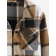 Checked Flap Pocket Shacket Checked Flap Pocket Shacket