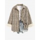 Women's Ethnic Style Aztec Tribal Geo Printed Thermal Fleece Lined Vintage Front Pocket Corduroy Shirt Jacket Shacket Women's Ethnic Style Aztec Tribal Geo Printed Thermal Fleece Lined Vintage Front Pocket Corduroy Shirt Jacket Shacket