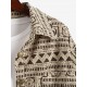Women's Ethnic Style Aztec Tribal Geo Printed Thermal Fleece Lined Vintage Front Pocket Corduroy Shirt Jacket Shacket Women's Ethnic Style Aztec Tribal Geo Printed Thermal Fleece Lined Vintage Front Pocket Corduroy Shirt Jacket Shacket