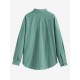 Women's Daily Solid Color Single Breasted Front Pocket Corduroy Shirt Jacket Shacket Women's Daily Solid Color Single Breasted Front Pocket Corduroy Shirt Jacket Shacket