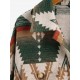Women's Long Sleeve Ethnic Style Aztec Geo Tribal Printed Flap Detail Button Up Wool Blend Shirt Jacket Shacket Women's Long Sleeve Ethnic Style Aztec Geo Tribal Printed Flap Detail Button Up Wool Blend Shirt Jacket Shacket