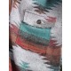 Ethnic Aztec Print Flap Pockets Button Up Jacket Ethnic Aztec Print Flap Pockets Button Up Jacket