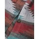 Ethnic Aztec Print Flap Pockets Button Up Jacket Ethnic Aztec Print Flap Pockets Button Up Jacket