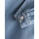 Pocket Drop Shoulder Denim Shacket Pocket Drop Shoulder Denim Shacket