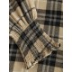 Women's Plaid Smocked Ruffle Cuff Lantern Sleeve Longline Shacket Women's Plaid Smocked Ruffle Cuff Lantern Sleeve Longline Shacket