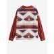 Women's Daily Ethnic Aztec Print Corduroy Pockets Drop Shoulder Button Up Turn Down Collar Long Sleeve Shacket Women's Daily Ethnic Aztec Print Corduroy Pockets Drop Shoulder Button Up Turn Down Collar Long Sleeve Shacket