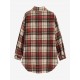 Women's Daily Vintage Style Plaid Front Pockets Wool Blend Shirt Jacket Shacket Women's Daily Vintage Style Plaid Front Pockets Wool Blend Shirt Jacket Shacket