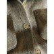 Women's Daily Vintage Single Breasted Plaid Front Pocket Wool Blend Short Jacket Women's Daily Vintage Single Breasted Plaid Front Pocket Wool Blend Short Jacket
