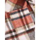 Women's Plaid Wool Blend Pocket Drop Shoulder Button Up Turn Down Collar Shacket Women's Plaid Wool Blend Pocket Drop Shoulder Button Up Turn Down Collar Shacket