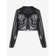 Women's PU Leather Mock Pocket Solid Color Going Out Streetwear Crop Shacket Jacket Women's PU Leather Mock Pocket Solid Color Going Out Streetwear Crop Shacket Jacket