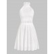 Eyelet Skate Floral Trim Broderie Anglaise Mini Dress Eyelet Skate Floral Trim Broderie Anglaise Mini Dress