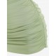 Solid Color Off The Shoulder Cinched Dress Solid Color Off The Shoulder Cinched Dress