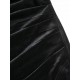 Women's Elegant Sexy Solid Color Velvet Club Night Out Ruffles Flounces Strapless Train Draped Ruched Design Slinky Mini Tube Dress Women's Elegant Sexy Solid Color Velvet Club Night Out Ruffles Flounces Strapless Train Draped Ruched Design Slinky Mini Tube Dress
