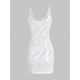 Cami Fishnet Sheer Crochet Beach Mini Vegas Dress Cami Fishnet Sheer Crochet Beach Mini Vegas Dress