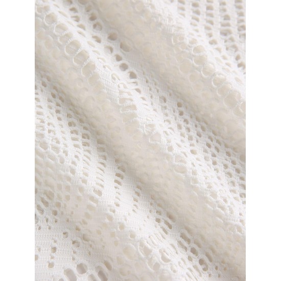 Cami Fishnet Sheer Crochet Beach Mini Vegas Dress Cami Fishnet Sheer Crochet Beach Mini Vegas Dress
