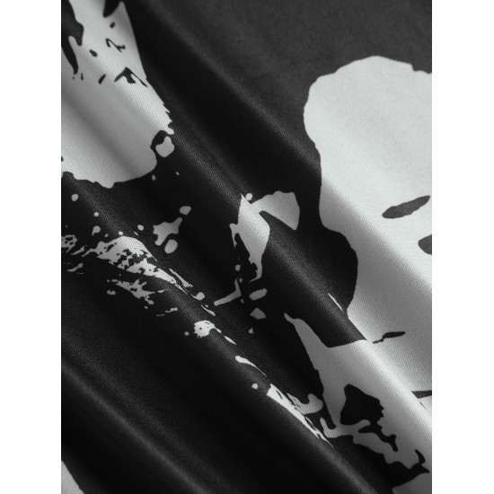 Slinky Figure Printed Mini Tank Dress Slinky Figure Printed Mini Tank Dress