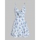 Ditsy Floral Ruffles Cami Wrap Mini Dress Ditsy Floral Ruffles Cami Wrap Mini Dress