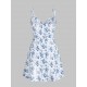 Ditsy Floral Ruffles Cami Wrap Mini Dress Ditsy Floral Ruffles Cami Wrap Mini Dress