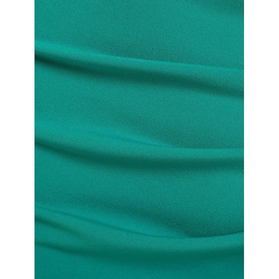 Monowire Cut Out Ruched Asymmetrical Mini Dress Monowire Cut Out Ruched Asymmetrical Mini Dress
