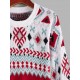 Crewneck Geo Graphic Xmas Sweater Crewneck Geo Graphic Xmas Sweater