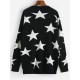 Star Drop Shoulder Button Up Cardigan Star Drop Shoulder Button Up Cardigan