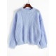 Crew Neck Plain Drop Shoulder Sweater Crew Neck Plain Drop Shoulder Sweater