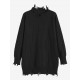 Women's Frayed Ripped Distressed Design Crew Neck Drop Shoulder Loose Pullover Sweater Women's Frayed Ripped Distressed Design Crew Neck Drop Shoulder Loose Pullover Sweater