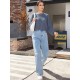 Plain Drop Shoulder Crew Neck Sweater Plain Drop Shoulder Crew Neck Sweater