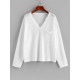 Drop Shoulder Chest Pocket Slouchy Knitwear Drop Shoulder Chest Pocket Slouchy Knitwear