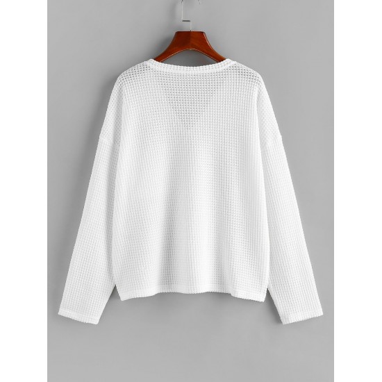 Drop Shoulder Chest Pocket Slouchy Knitwear Drop Shoulder Chest Pocket Slouchy Knitwear