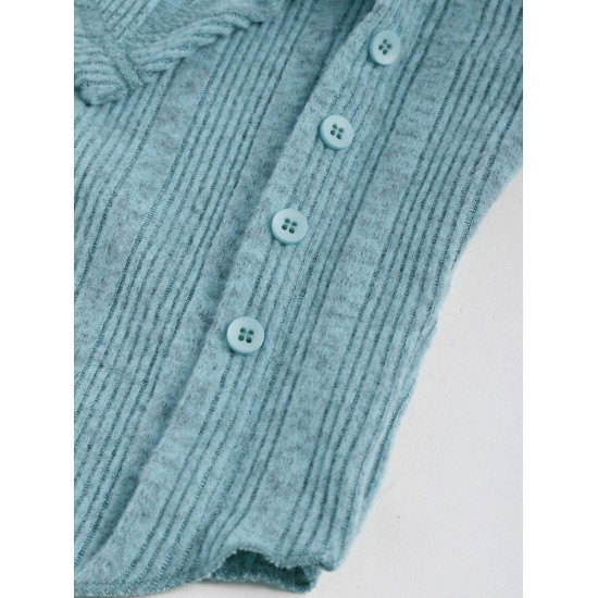 Choker Design Fuzzy Ribbed Asymmetrical Knitwear Choker Design Fuzzy Ribbed Asymmetrical Knitwear