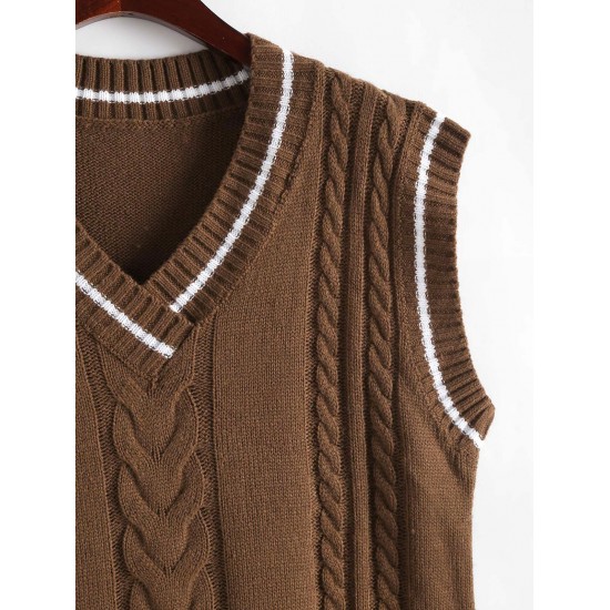Cable Knit Cricket Sweater Vest Cable Knit Cricket Sweater Vest
