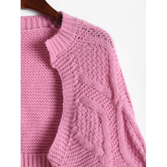 Cable Knit Open Front Shrug Cardigan Cable Knit Open Front Shrug Cardigan