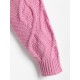 Cable Knit Open Front Shrug Cardigan Cable Knit Open Front Shrug Cardigan