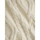 Women's Daily Solid Color Long Sleeve Drop Shoulder Loose Cable Knit Crew Neck Pullover Jumper Fisherman Sweater Women's Daily Solid Color Long Sleeve Drop Shoulder Loose Cable Knit Crew Neck Pullover Jumper Fisherman Sweater