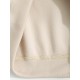 Women's Letter Embroidered Thermal Fleece Lined Crew Neck Loose Pullover Sweatshirt Women's Letter Embroidered Thermal Fleece Lined Crew Neck Loose Pullover Sweatshirt