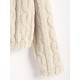 Women's Fluffy Fuzzy Faux Fur Cable Jacquard Textured Half Button Short Pullover Daily Casual Hoodie Women's Fluffy Fuzzy Faux Fur Cable Jacquard Textured Half Button Short Pullover Daily Casual Hoodie
