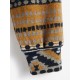 Drop Shoulder Ethnic Aztec Printed Sweatshirt Drop Shoulder Ethnic Aztec Printed Sweatshirt