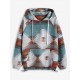 Women's Daily Ethnic Aztec Print Long Raglan Sleeve Kangaroo Pocket Quarter Zip Toggle Drawstring Hem Pullover Hoodie Women's Daily Ethnic Aztec Print Long Raglan Sleeve Kangaroo Pocket Quarter Zip Toggle Drawstring Hem Pullover Hoodie