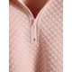 Rhombus Textured Drop Shoulder Half Zip Sweatshirt Rhombus Textured Drop Shoulder Half Zip Sweatshirt