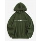 Women's Polar Fleece Letter Mountain Embroidered Quarter Zip Daily Casual Pullover Hoodie Women's Polar Fleece Letter Mountain Embroidered Quarter Zip Daily Casual Pullover Hoodie