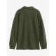 Women's Casual Solid Color Textured Half Buttoned Collared Long Sleeve Loose Drop Shoulder Sweatshirt Women's Casual Solid Color Textured Half Buttoned Collared Long Sleeve Loose Drop Shoulder Sweatshirt