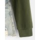 Women's Casual Solid Color Textured Half Buttoned Collared Long Sleeve Loose Drop Shoulder Sweatshirt Women's Casual Solid Color Textured Half Buttoned Collared Long Sleeve Loose Drop Shoulder Sweatshirt