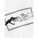 Skeleton Hand Drawstring Crop Hoodie Skeleton Hand Drawstring Crop Hoodie