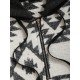 Women's Ethnic Style Tribal Geo Aztec Printed Quarter Zip Raglan Sleeve Front Pocket Wool Blend Loose Pullover Hoodie Women's Ethnic Style Tribal Geo Aztec Printed Quarter Zip Raglan Sleeve Front Pocket Wool Blend Loose Pullover Hoodie