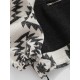 Women's Ethnic Style Tribal Geo Aztec Printed Quarter Zip Raglan Sleeve Front Pocket Wool Blend Loose Pullover Hoodie Women's Ethnic Style Tribal Geo Aztec Printed Quarter Zip Raglan Sleeve Front Pocket Wool Blend Loose Pullover Hoodie