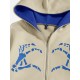 Halloween Skeleton Hands Zip Fleece Hoodie Halloween Skeleton Hands Zip Fleece Hoodie