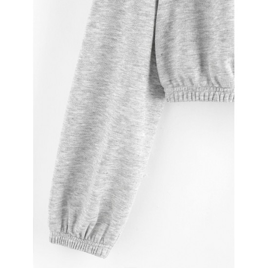 Drop Shoulder Zip Up Drawstring Hoodie Drop Shoulder Zip Up Drawstring Hoodie